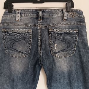 Jeans,  Capri, silvers,